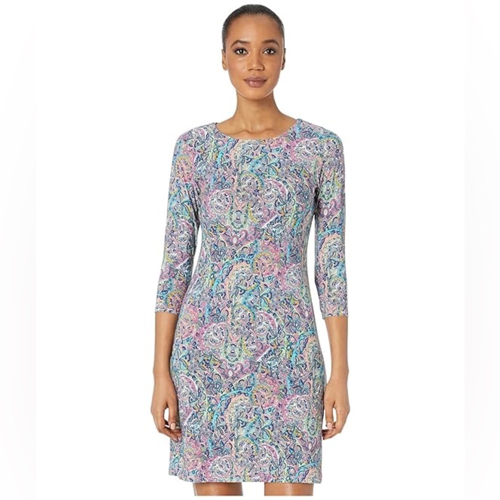 NWT Tommy Hilfiger paisley-print multicolor dress women’s size 6